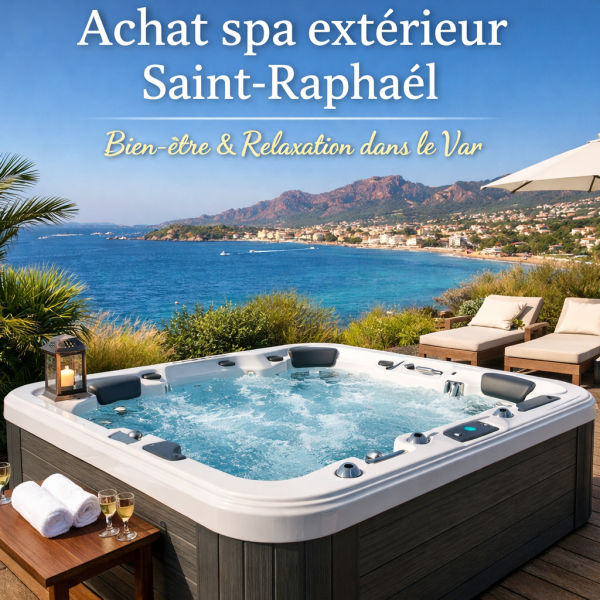 vente de spa extérieur pour 4 personnes saint Raphaël proche saint tropez
